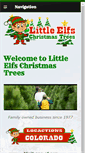 Mobile Screenshot of littleelfschristmastrees.com